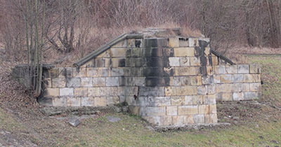 Reste der Brücke zur Alten Schießstätte