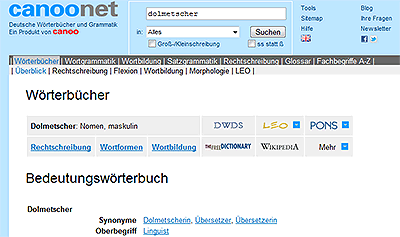 Deutsches Online-Wörterbuch