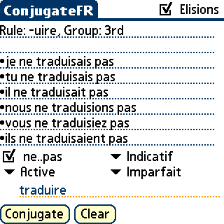 ConjugateFR 2.5 für PalmOS erschienen
