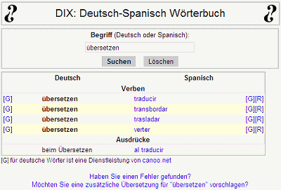 Deutsch-Spanisch-Wörterbuch aus der Schweiz