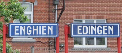 Wallonische Gemeinde Enghien/Edingen mit Fazilitäten für niederländisch sprechende Bewohner