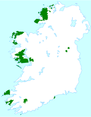 Gaeltacht - Gebiet, wo Irisch als Erstsprache gesprochen wird