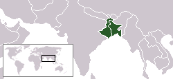 Das bengalische Sprachgebiet