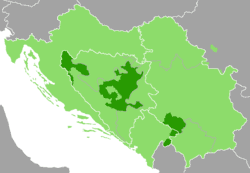 Verbreitung des Bosnischen