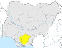 Igbo-Sprachgebiet in Nigeria