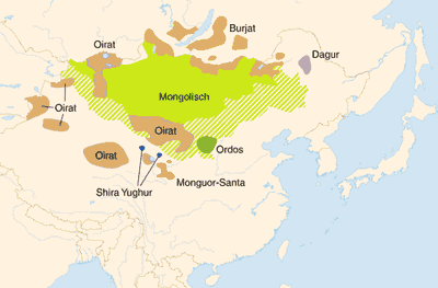 Mongolisch-Sprachgebiet