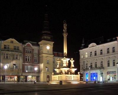 Hauptplatz in Ostrava nach dem Umbau