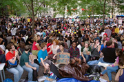 Bewegung Occupy in Aktion