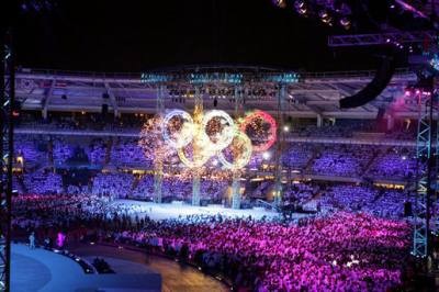 Eröffnungsfeier der Olympischen Winterspiele in Turin