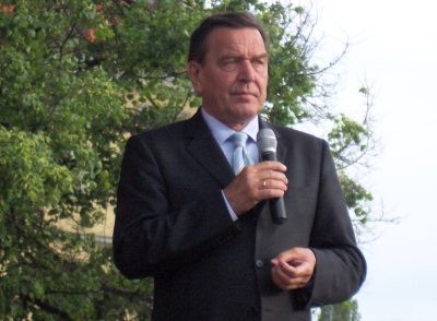 Altkanzler Gerhard Schröder in Ostrava