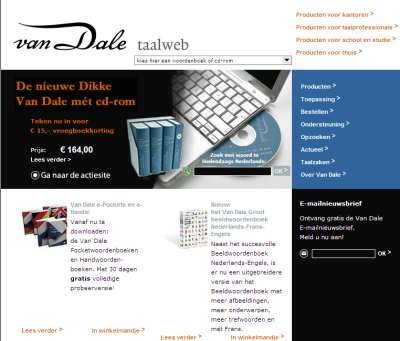 Van Dale – Website